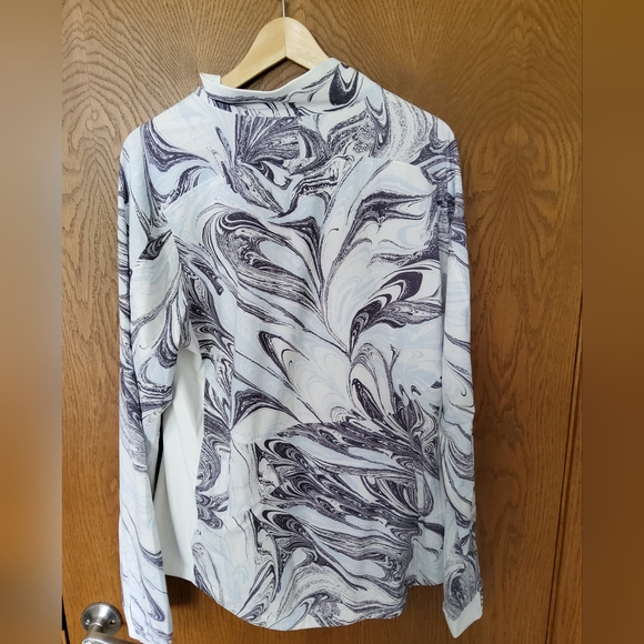 Athleta Run with It Printed Jacket Size Large Tall - Picture 2 of 3